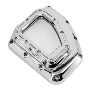 Trask, Assault cam cover w/window. Chrome