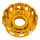 Trask, M8 billet clutch basket. Hard anodized natural