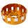 Trask, M8 billet clutch basket. Hard anodized natural