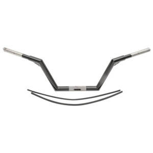 Trask, V-Line handlebar 1-1/4" +2" rise. Black