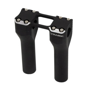 Trask, Assault risers 6". Black reverse cut