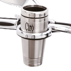 Cup Holder 7/8"+1" bars Chrome (DE)