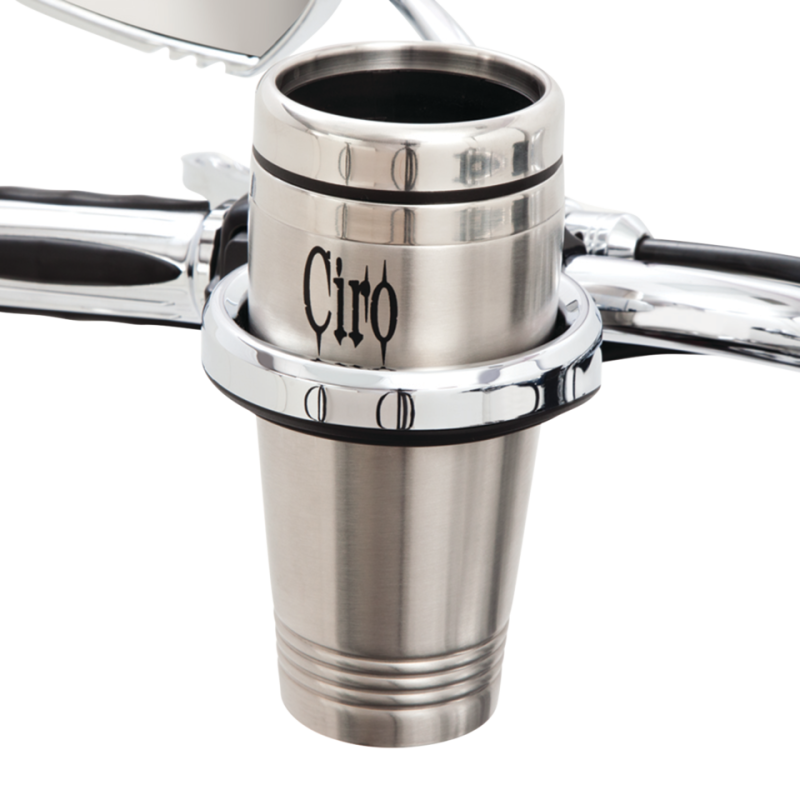 Cup Holder 1-1/4" bars Black (DE)