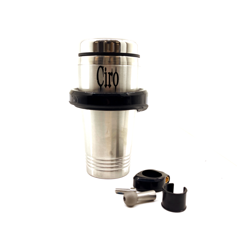 Cup holder 7/8"-1" clamp mount black (DE)