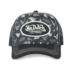 Von Dutch Lifestyle cap graphic design black/white One size fits most