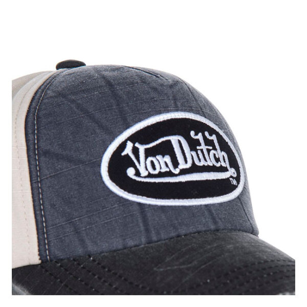 Von Dutch Permament cap denim, white, anthracite denim One size fits most