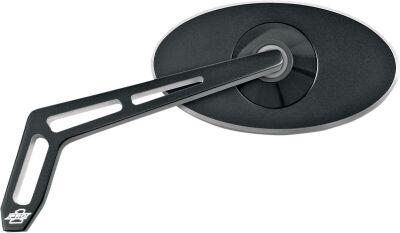 Mirror Cutout Oval Lt Blk