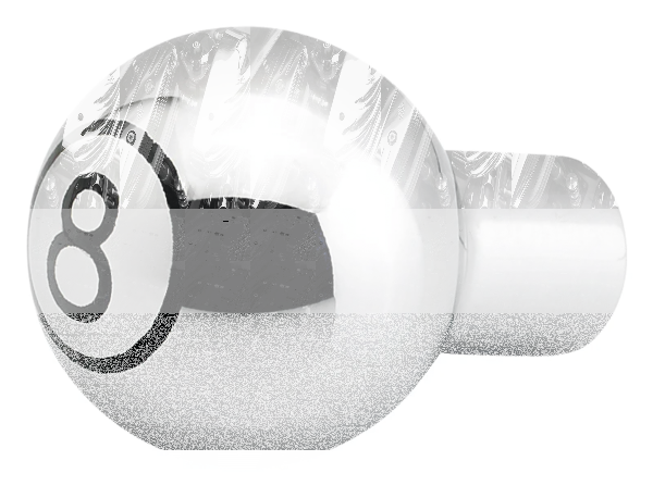 JM Choke Knob 8 Ball Chrome (DE)