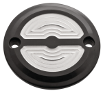 JM Timing Cover Milled Blk FLH/T17-Up