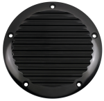 JM Derby Cover Finned Blk BT99-18