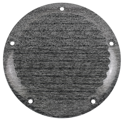 JM Derby Cover Finned Blk FLH/T15-Up (DE)
