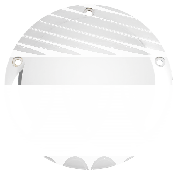 JM Derby Cover Smooth Chr FLH/T15-Up (DE)