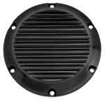 JM Derby Cover Finned Blk XL04-22