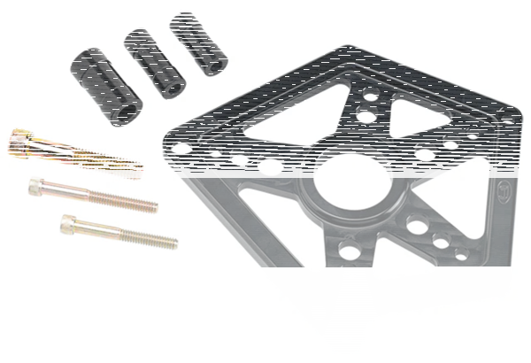 JM Sprocket Cover Black XL04-22 (DE)