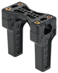 JM Risers 4" Bridge Clamp Black