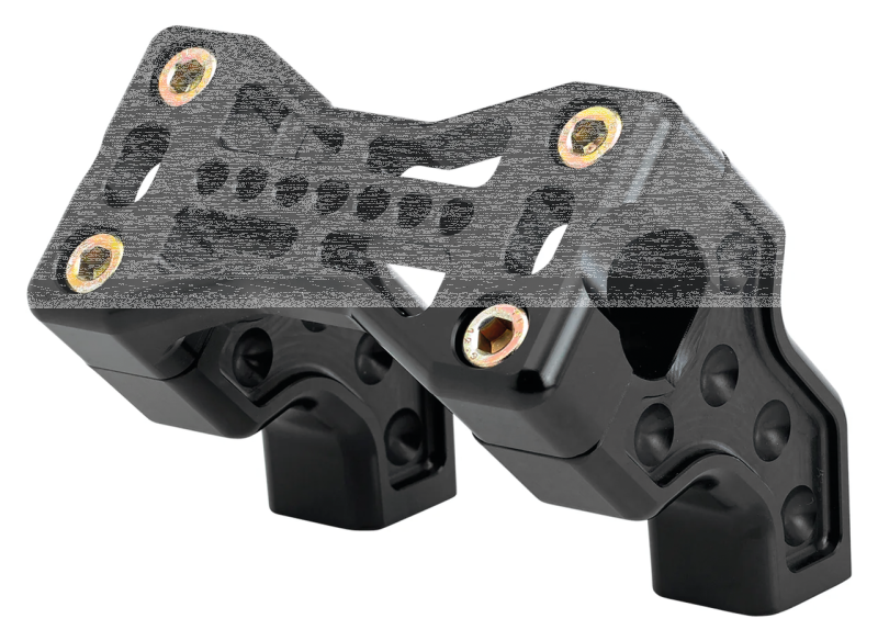 JM PB Risers 2.5" Bridge Clamp Black (DE)