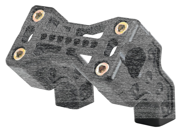 JM PB Risers 2.5" Bridge Clamp Black (DE)