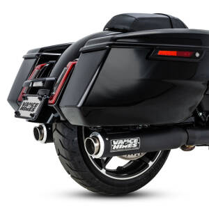 V&H, Supersport 400 slip-on mufflers. Black