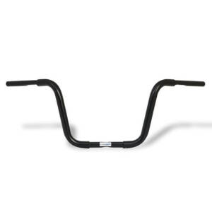 Fehling, 1-1/4" Fat Apehanger. 3 hole. 25cm high. Black