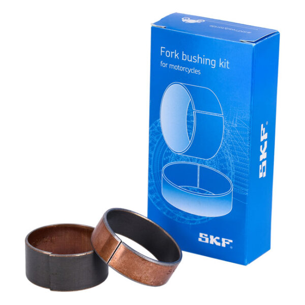 SKF, fork slider bushing kit 41mm. (one fork tube)