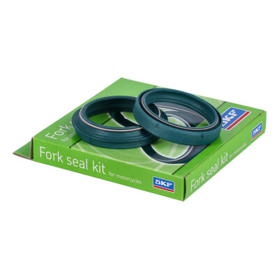 SKF, fork seal kit 49mm. Green.  (one fork tube)