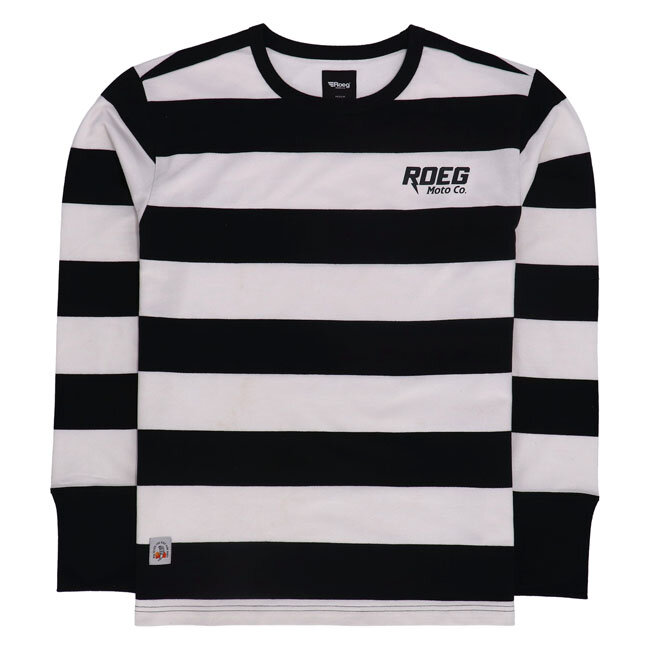 Roeg Ricky stripe jersey white/black Size M