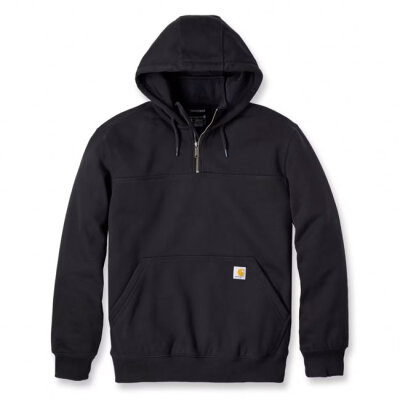 Carhartt Heavyweight Quarter zip hoodie black Size S