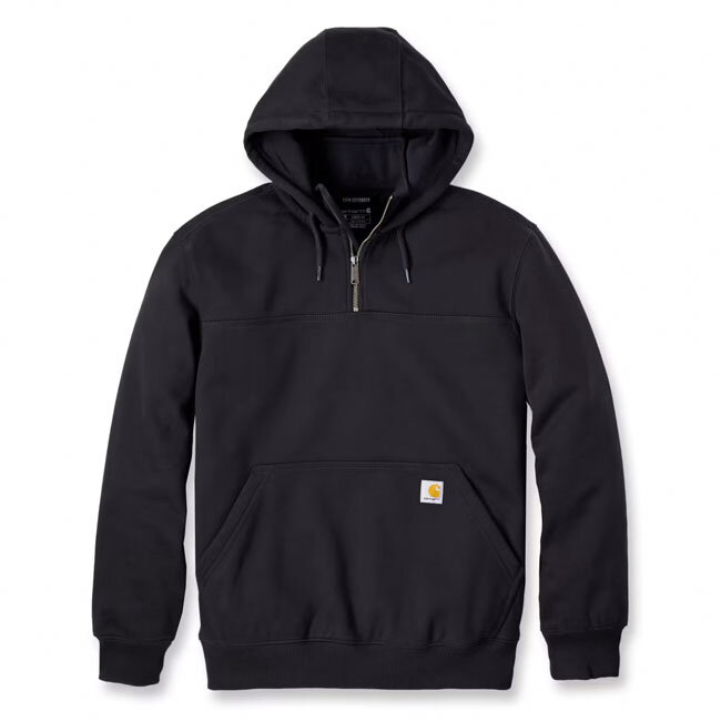 Carhartt Heavyweight Quarter zip hoodie black Size M