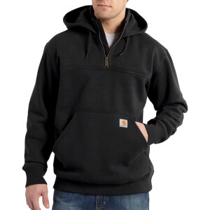 Carhartt Heavyweight Quarter zip hoodie black Size XL