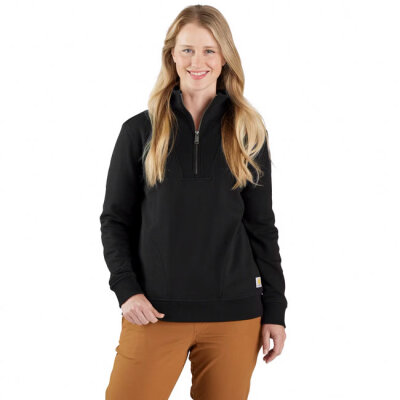 Carhartt Fiber Series Half-Zip female sweat-shirt black Size XS