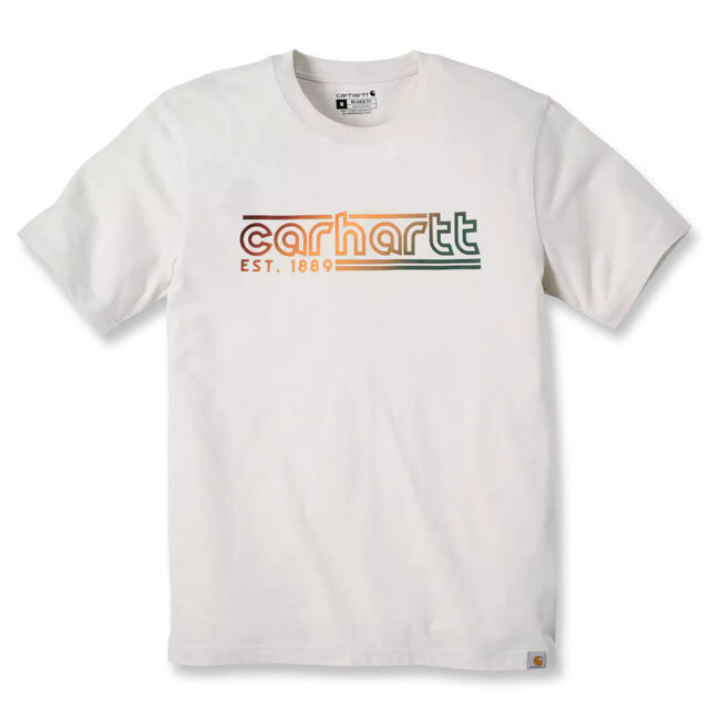 Carhartt S/S Logo Graphic t-shirt oat milk Size 2XL