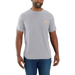 Carhartt Force Pocket S/S t-shirt heather grey Size L