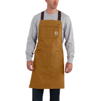 Carhartt Firm Duck Apron carhartt® brown One size fits most
