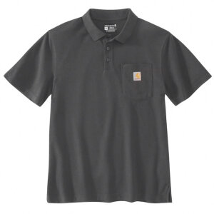 Carhartt Midweight S/S Pocket Polo carbon heather Size M