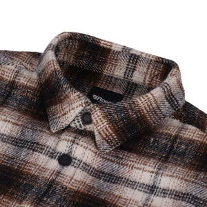 Roeg Blaze Flannel shirt brown Size L