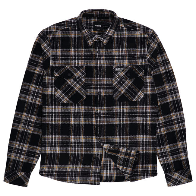Roeg Blaze Flannel shirt gray Size M