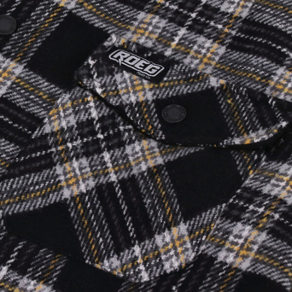 Roeg Blaze Flannel shirt gray Size M