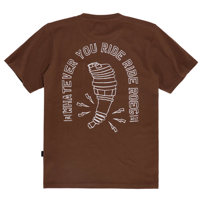 Roeg Ryder t-shirt brown Size M