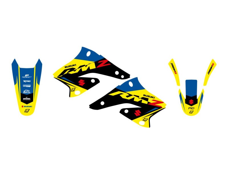 Graphic Kit Dream 5 Rmz250 04-