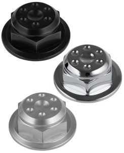 JM Steering Stem Nut Black Indian 14-Up