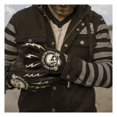 Holy Freedom Tools gloves black/white Size L