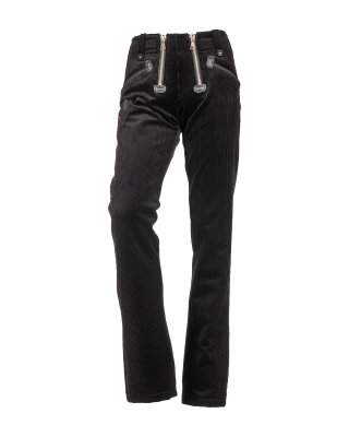 Rosa Damen Zunfthose ohne Schlag  schwarz 48