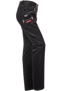 Rosa Damen Zunfthose ohne Schlag  schwarz 48