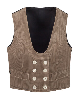 Nyx Damen Zunftweste kurzer Rücken  beige XL