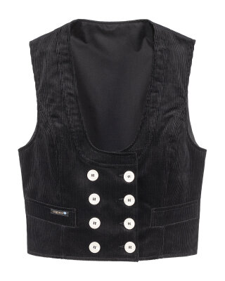 Nyx Damen Zunftweste kurzer Rücken  schwarz 2XL