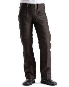 Fabian Herren Zunfthose ohne Schlag  dunkelbraun 44