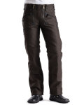 Fabian Herren Zunfthose ohne Schlag  dunkelbraun 46