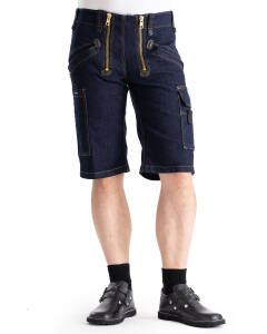 Karl Herren Kurze Zunfthose  blue-denim 50