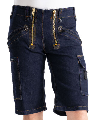 Karl Herren Kurze Zunfthose  blue-denim 54