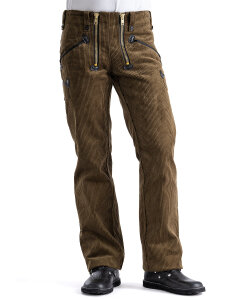 Manchester Herren Zunfthose ohne Schlag  olivbraun 56